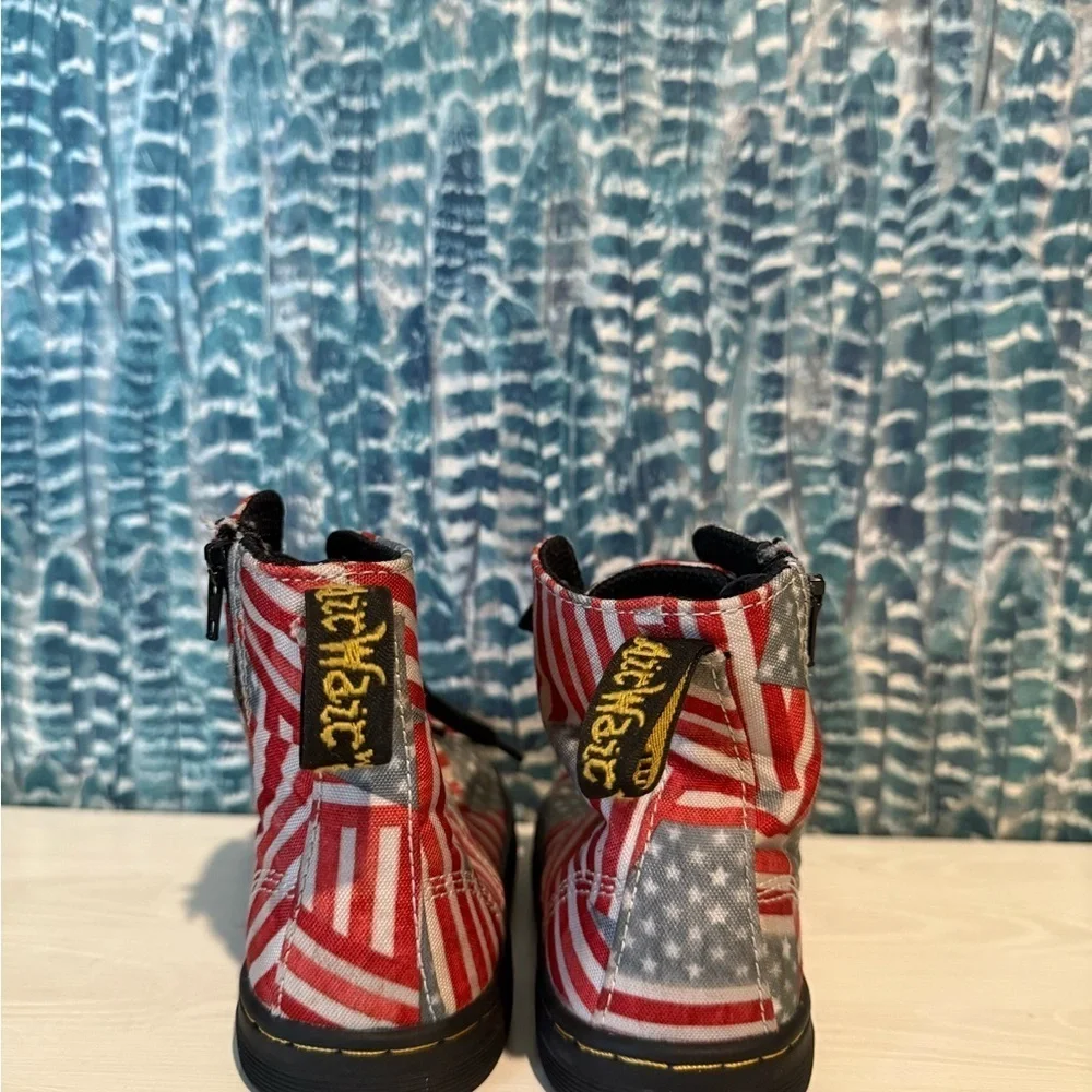 Doc Marten American Flag Laney canvas converse boots